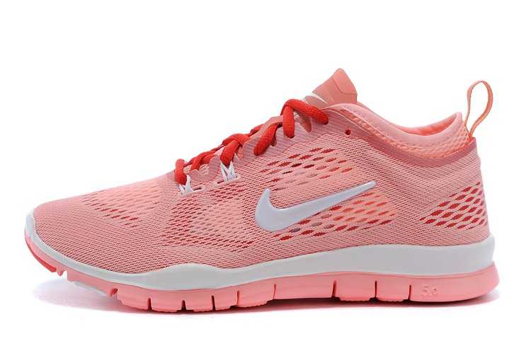 Nike Free 5.0 V2 femme france beau basket blanc rose clair le meilleur